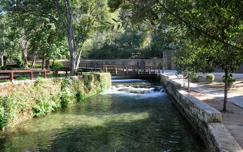 Kanał w parku Krka w Chorwacji.