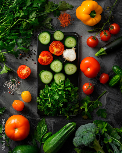 Discover recipes  set goals  and monitor veggie intake easily with an app.