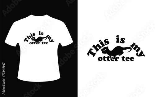 This is my otter tee Vintage Design

