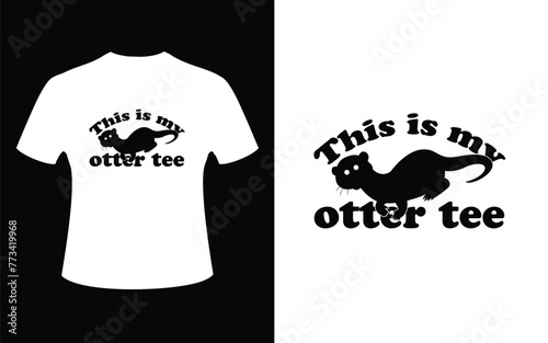 This is my otter tee Vintage Design
