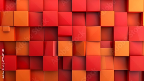 Abstract block cube background