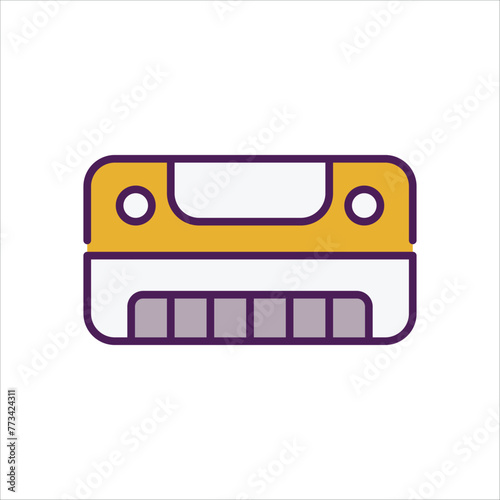Harmonica  icon editable stock vector icon