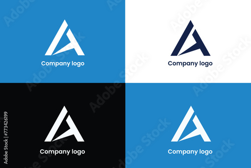 letter a logo, letter a and t logo, letter t logo, letter a company logo, 