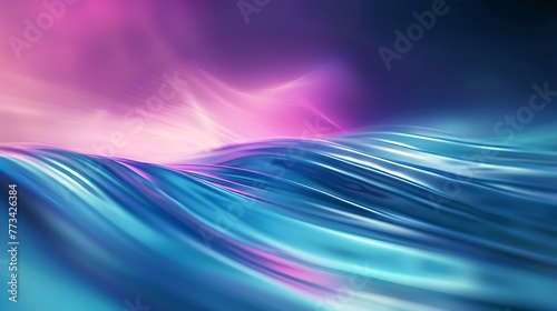 Blue Teal and Purple Mesh Gradient Defocused Blurred Motion Abstract Background