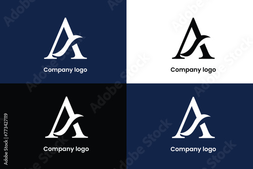 letter a logo, letter a and leaf company logo, letter s logo, letter as logo, natural company logo, brandmark