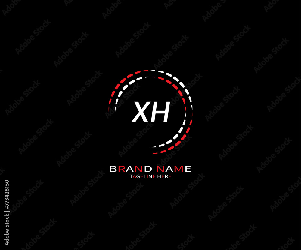 XH creative modern letters logo design template
XH creative modern letters logo design template