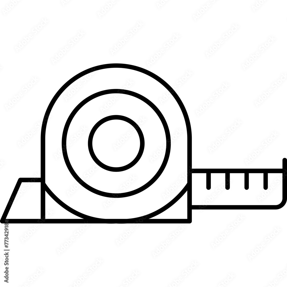 Measuring Tape Icon Measuring Tape Icon