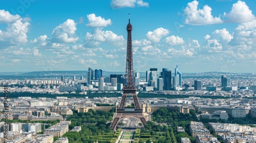 Experience the grandeur of Paris from above, marveling at the iconic Eiffel Tower and the contemporary skyline of La Defense, a fusion of history and modernity.