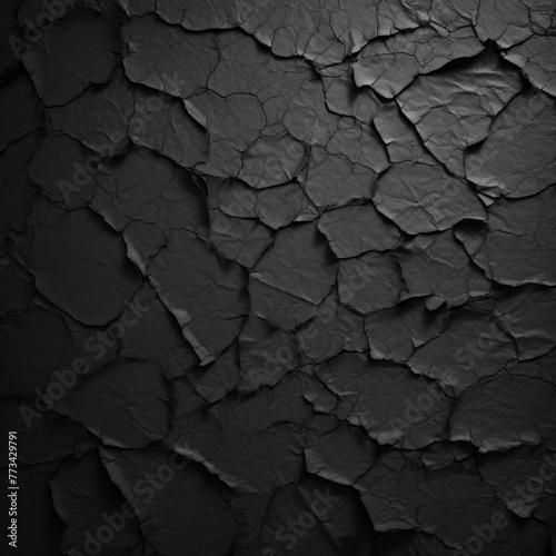 Black torn plain paper pattern background