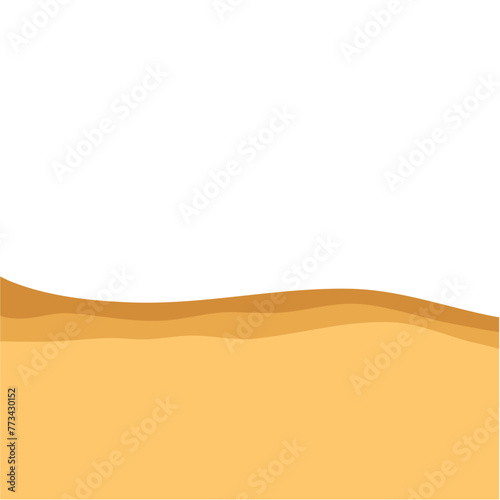 Abstract desert illustration