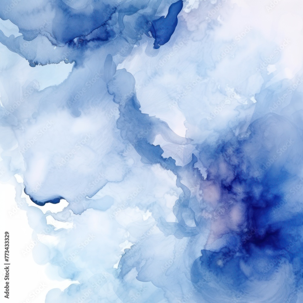 Navy light watercolor abstract background