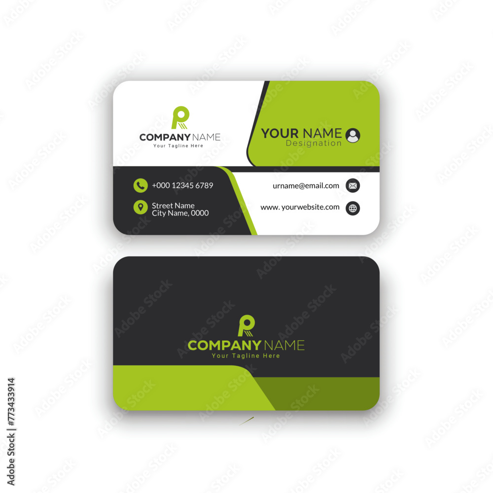 Corporate creative and modern Stylish Professional Business card template design (Double sided) Corporate creative and modern Stylish Professional Business card template design (Double sided)