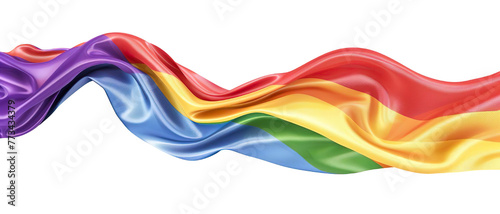 Pride Banner with LGBT Flag Wave
