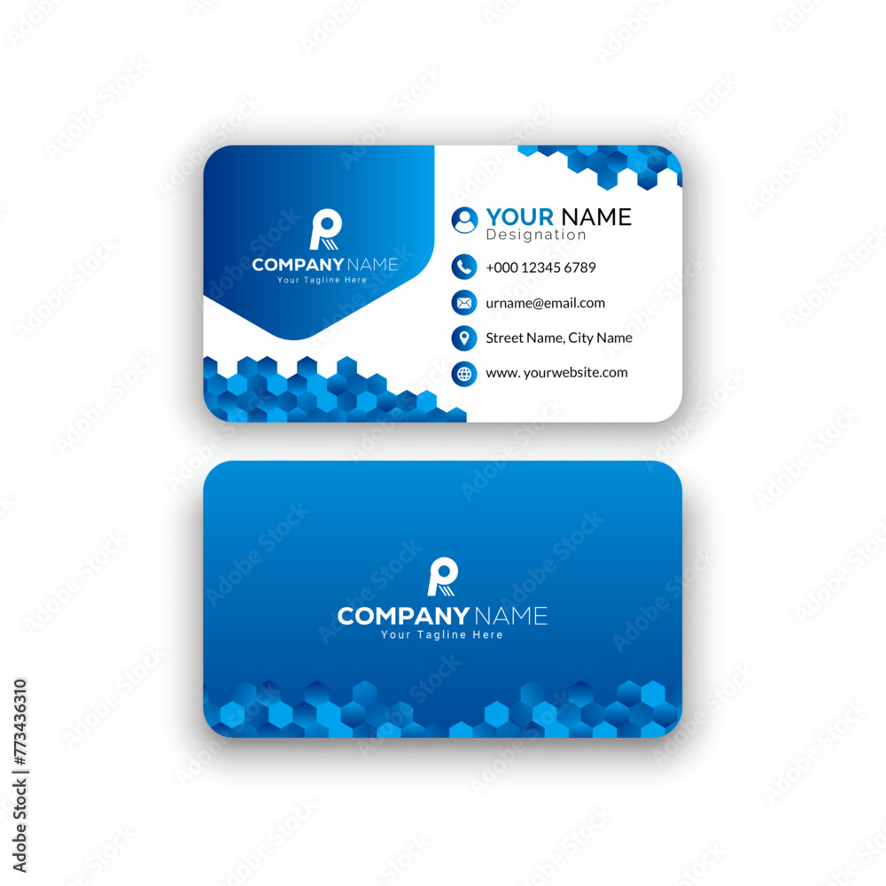 Corporate creative and modern Stylish Professional Business card template design (Double sided) Corporate creative and modern Stylish Professional Business card template design (Double sided)
