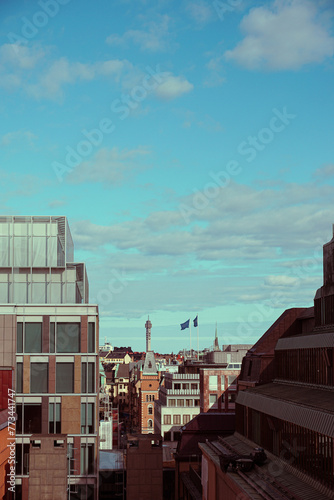 Photography View of buildings against sky