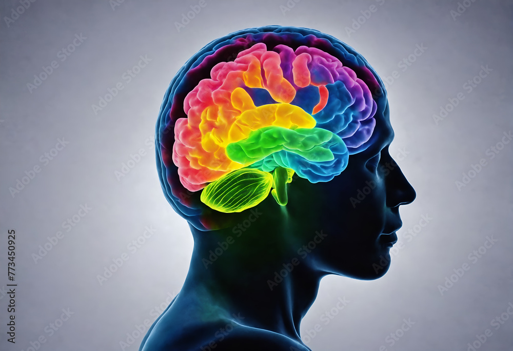Obraz premium Brain creativity psychology mind