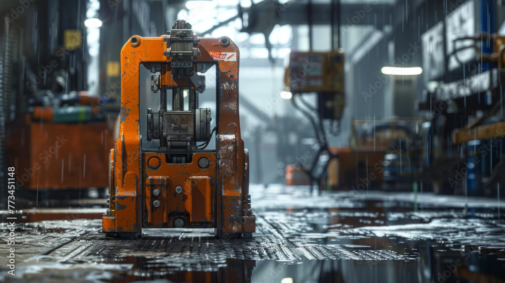 A heavy-duty hydraulic floor jack for lifting and supporting vehicles and heavy equipment
