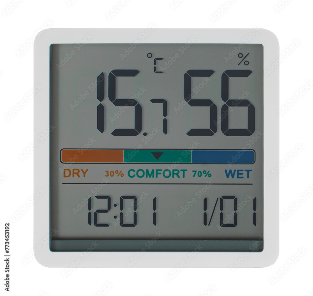 Digital thermometer screen Digital thermometer screen