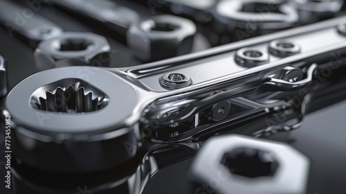 Wallpaper Mural An efficient ratchet wrench set for fastening and loosening nuts and bolts in tight spaces Torontodigital.ca