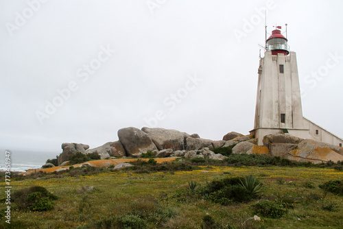 Paternoster, Cape Columbine lighthouse in a small  coastal town on the West Coast near Saldanha Bay. One of the country's most important lighthouses is in this coastal town. Cape Columbine