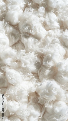 cotton wool background.