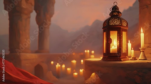 Ramadan and Eid Mubarak: Moosa Al Halyan’s Lantern in Amir Zand’s Exotic Fantasy Landscapes photo