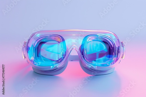 futuristic swimming goggles © viktorbond