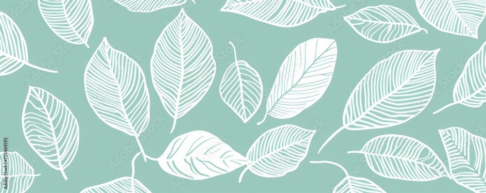 plant leaves silhouette background.
