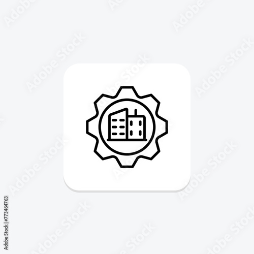 Real Estate Development icon, development, condominium, project, site, editable vector, pixel perfect, illustrator ai file