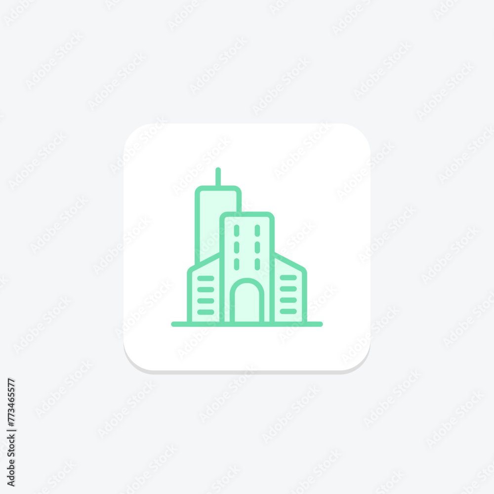 Urban Architecture icon, energy, renewable, sustainable, green, editable vector, pixel perfect, illustrator ai file