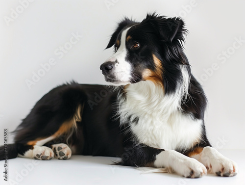 Clear and High-Resolution Dog Image on White Background © Turan Ahmadov 