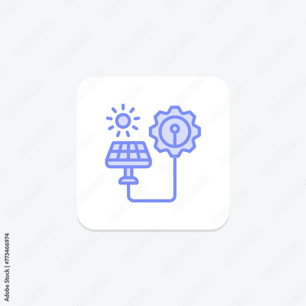 Solar Energy Development icon, energy, development, power, renewable, editable vector, pixel perfect, illustrator ai file Solar Energy Development icon, energy, development, power, renewable, editable vector, pixel perfect, illustrator ai file