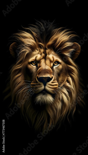 Portrait of a lion © Thomas