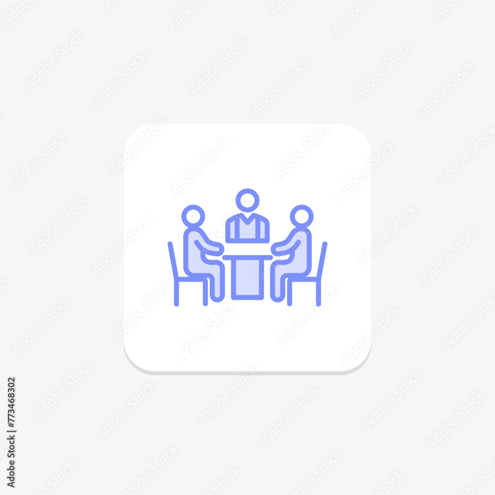 Corporate Meeting icon, meeting, conference, discussion, gathering, editable vector, pixel perfect, illustrator ai file Corporate Meeting icon, meeting, conference, discussion, gathering, editable vector, pixel perfect, illustrator ai file