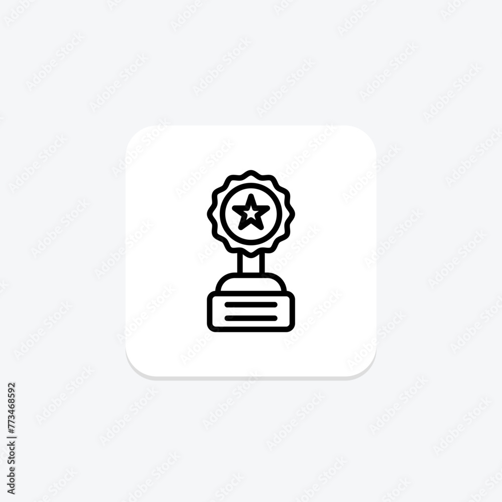 Excellence Award icon, award, recognition, achievement, honor, editable vector, pixel perfect, illustrator ai file Excellence Award icon, award, recognition, achievement, honor, editable vector, pixel perfect, illustrator ai file
