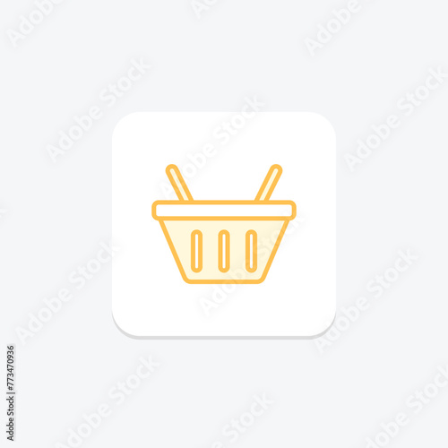 Basket icon, shopping, cart, buy, purchase, editable vector, pixel perfect, illustrator ai file