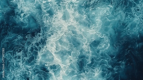 Close up view of water waves, perfect for backgrounds