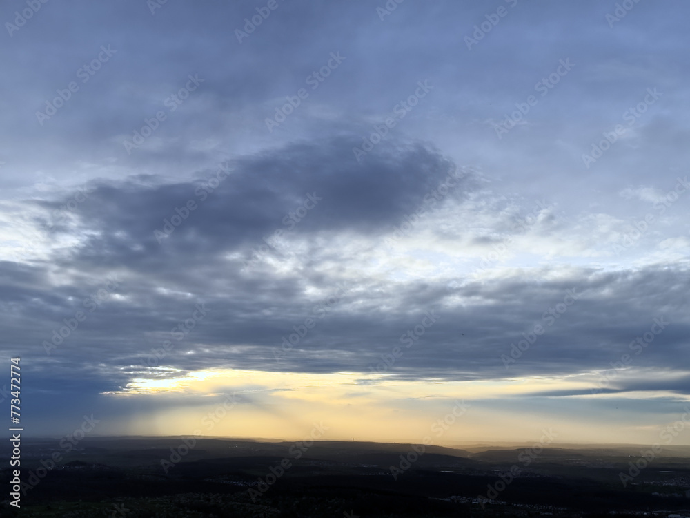 clouds in the sky aktueller Klimawandel in Deutschland 