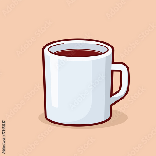Coffee cup vector illustration cartoon, coffee mug © xphar