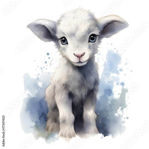 Adorable Baby Goat With Big Ears