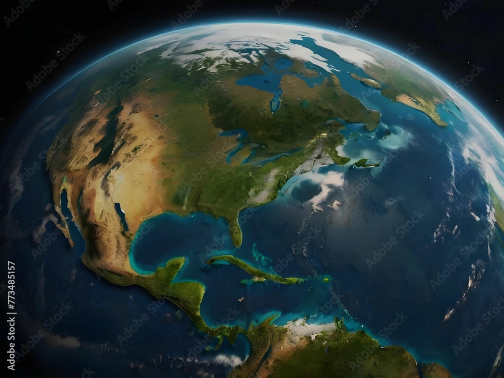 Close up of earth, earth day concept