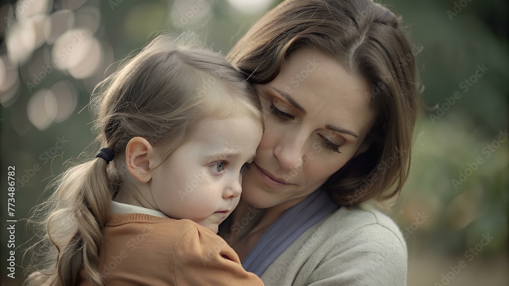 Heartwarming Mother's Day Design: Mother's Protective Embrace, A Beacon of Comfort and Security Heartwarming Mother's Day Design: Mother's Protective Embrace, A Beacon of Comfort and Security