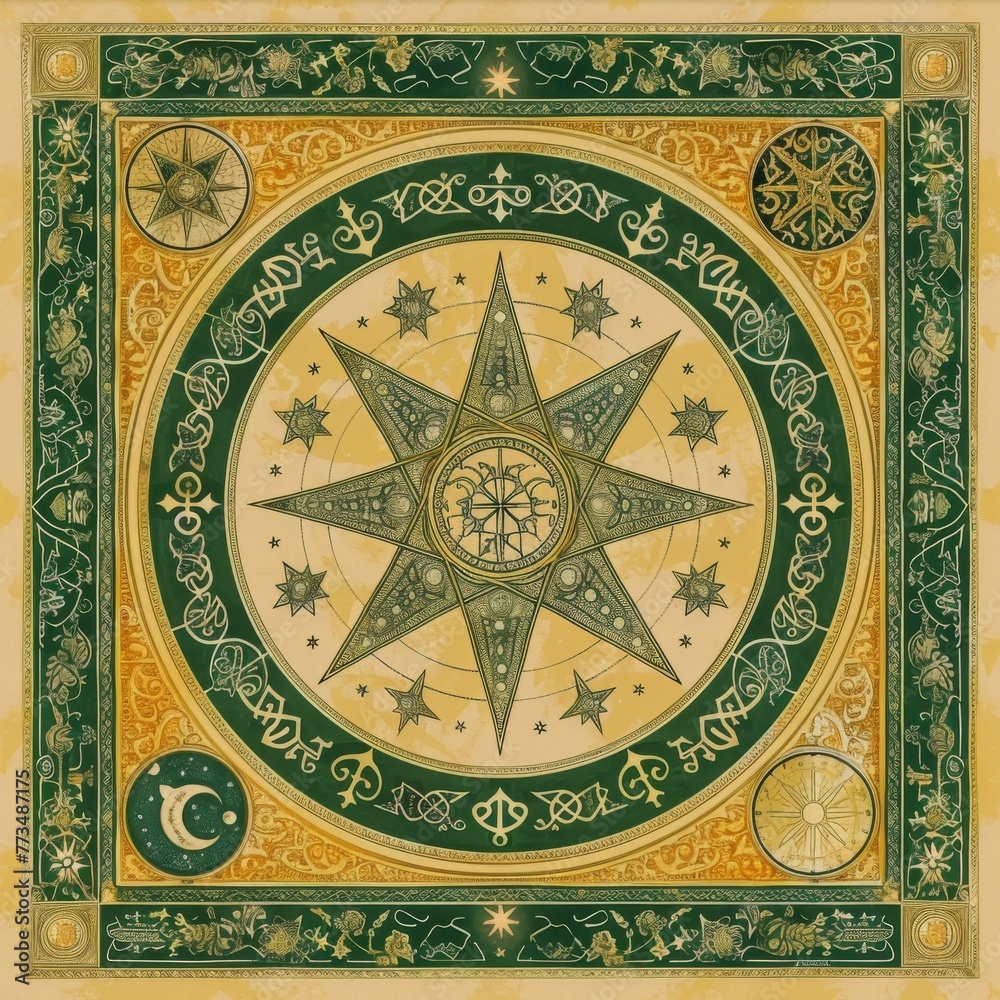 Intricate, ancient, Celtic, knot, symbol