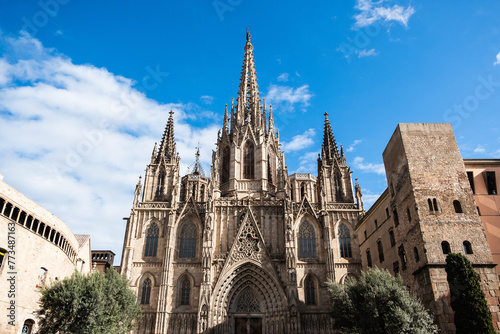 Kathedrale in Barcelona, Spanien