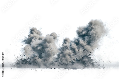 Large explosion of smoke, perfect for dramatic concepts