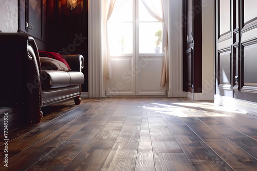 Laminate Flooring - Sweden - Consists of a photographic layer bonded to a fiberboard core, affordable and versatile, mimics the appearance of wood or tile photo