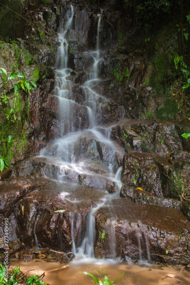 Fototapeta premium Cascada en el campo - Perené, Chanchamayo, Junin, Perú