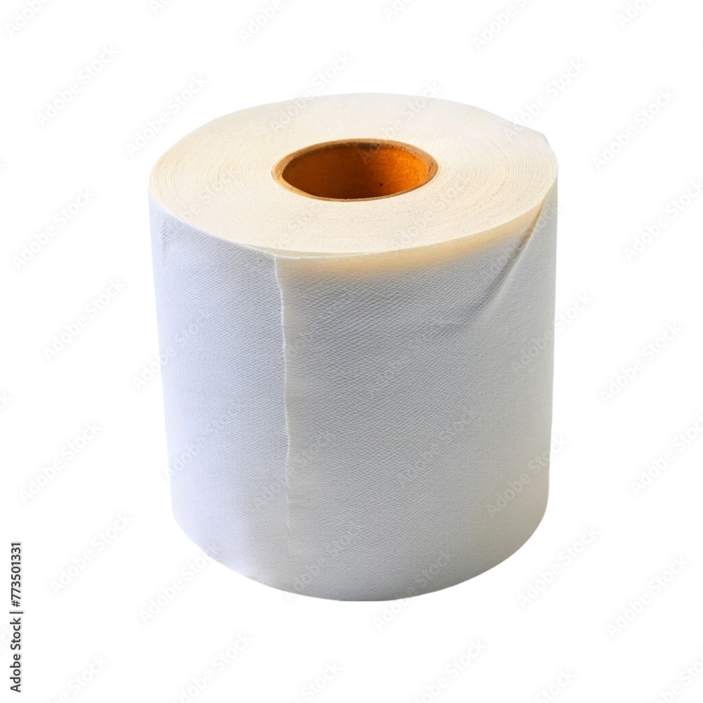 A white Toilet paper isolated on Transparent background. A white Toilet paper isolated on Transparent background.
