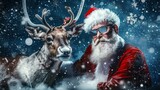 Santa and reindeer smart look