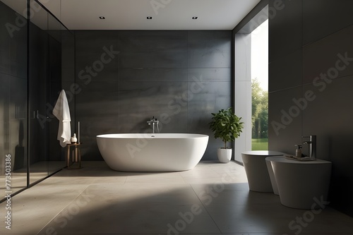 modern bathroom interior